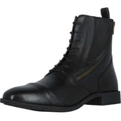 Norton Botines Metal Con cordones y cremallera Negro