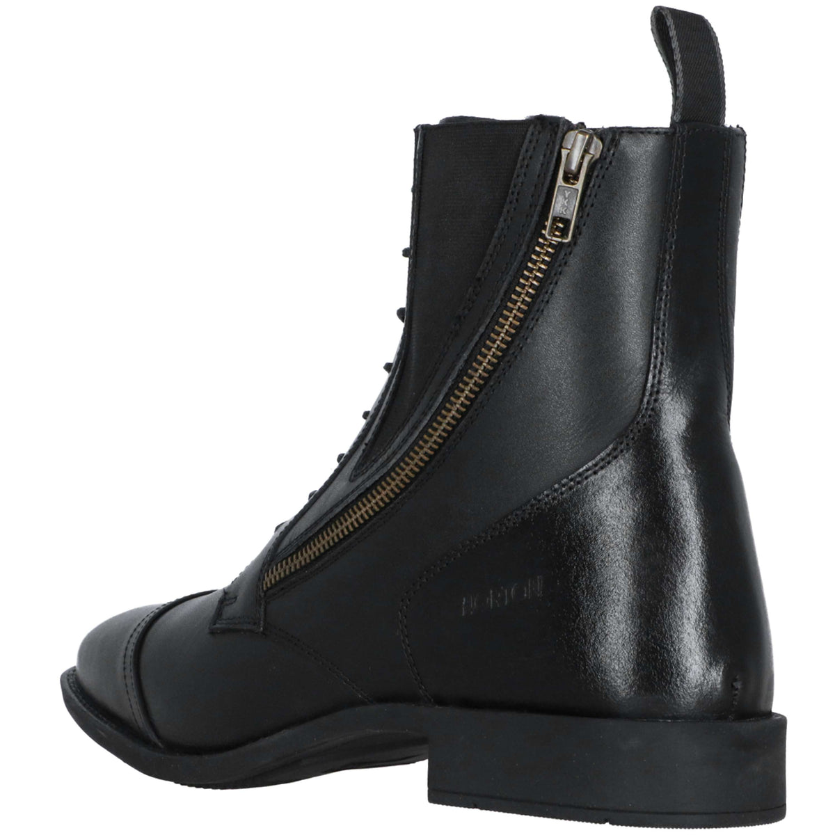Norton Botines Metal Con cordones y cremallera Negro