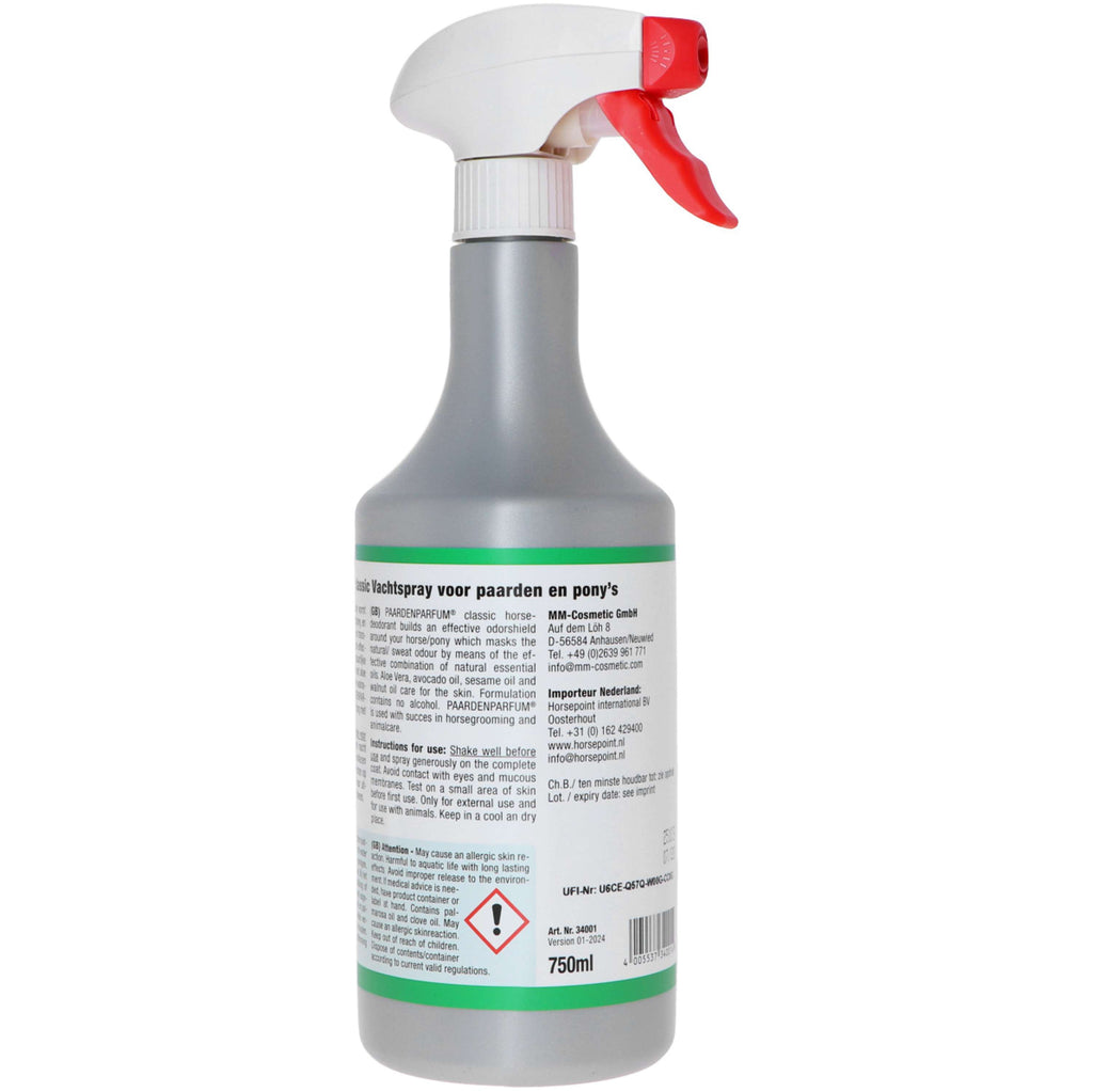 PaardenParfum Spray para el Pelaje Clásico