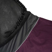 HKM Alfombra de Exterior Liberty 1200D For Spanish: Forro ligero Vino rojo<>Gris