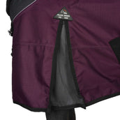 HKM Alfombra de Exterior Liberty 1200D 100g Vino rojo<>Gris
