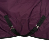 HKM Alfombra de Exterior Liberty 1200D 100g Vino rojo<>Gris