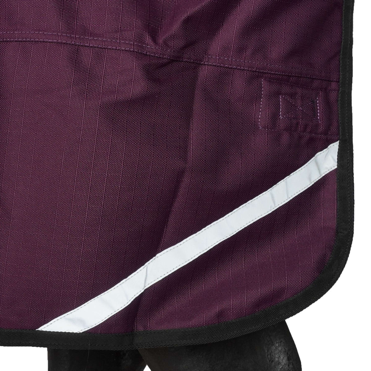 HKM Alfombra de Exterior Liberty 1200D 100g Vino rojo<>Gris