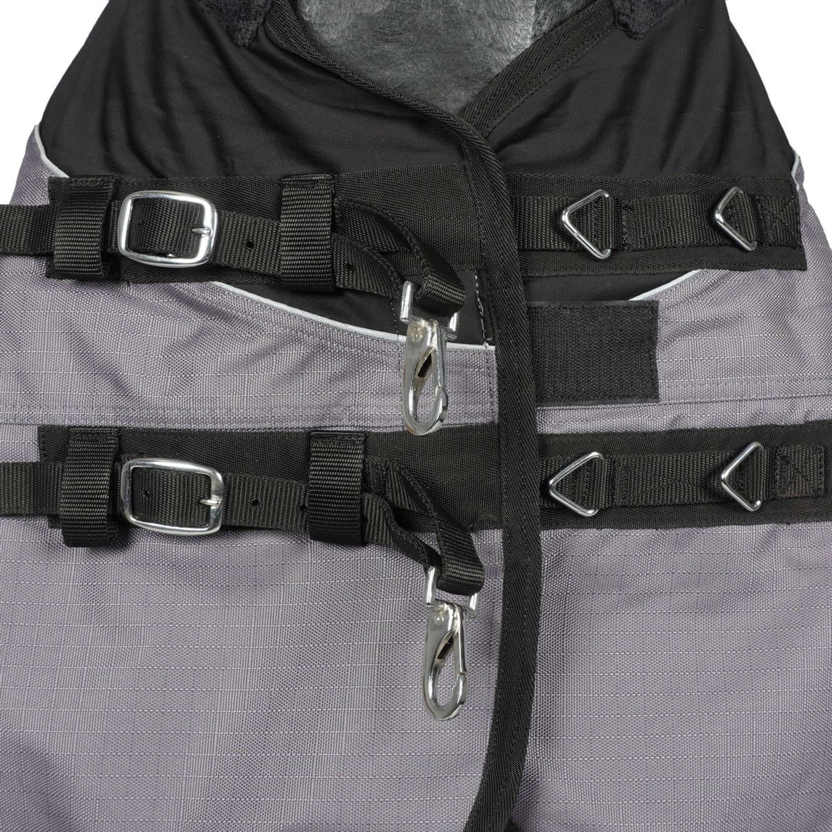 HKM Alfombra de Exterior Liberty 1200D For Spanish: Forro ligero Gris/Negro
