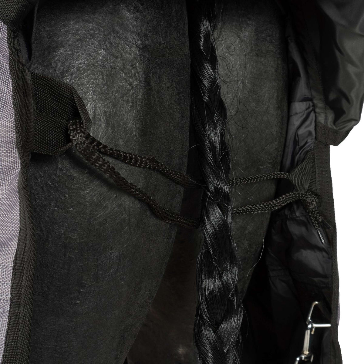 HKM Alfombra de Exterior Liberty 1200D For Spanish: Forro ligero Gris/Negro