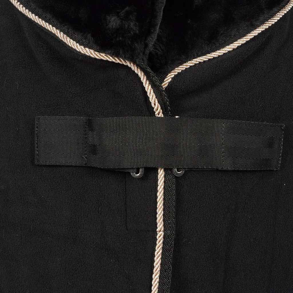Waldhausen Manta de Forro Polar Modern Negro/Oro Rosa
