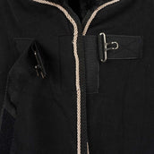 Waldhausen Manta de Forro Polar Modern Negro/Oro Rosa