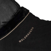 Waldhausen Manta de Forro Polar Modern Negro/Oro Rosa