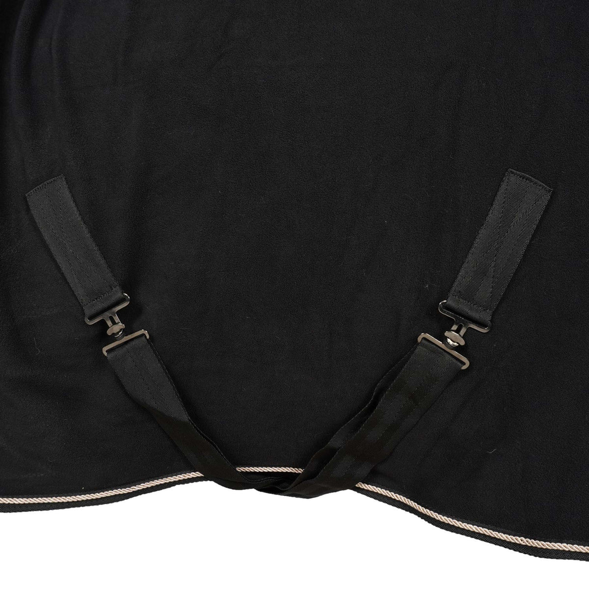 Waldhausen Manta de Forro Polar Modern Negro/Oro Rosa