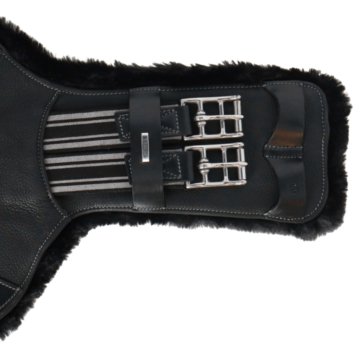 LeMieux Cincha Arkia Simu Contoured Corto Negro