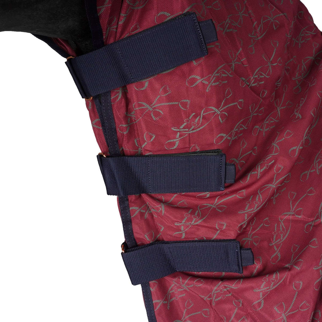 Harry's Horse Manta Antimoscas Mesh Superior Bordeaux