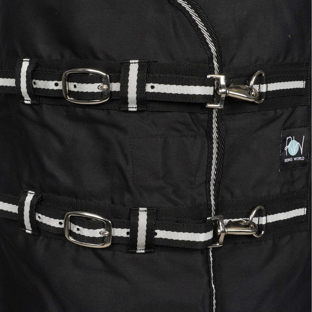 Riding World Manta de Verano Brillante Negro