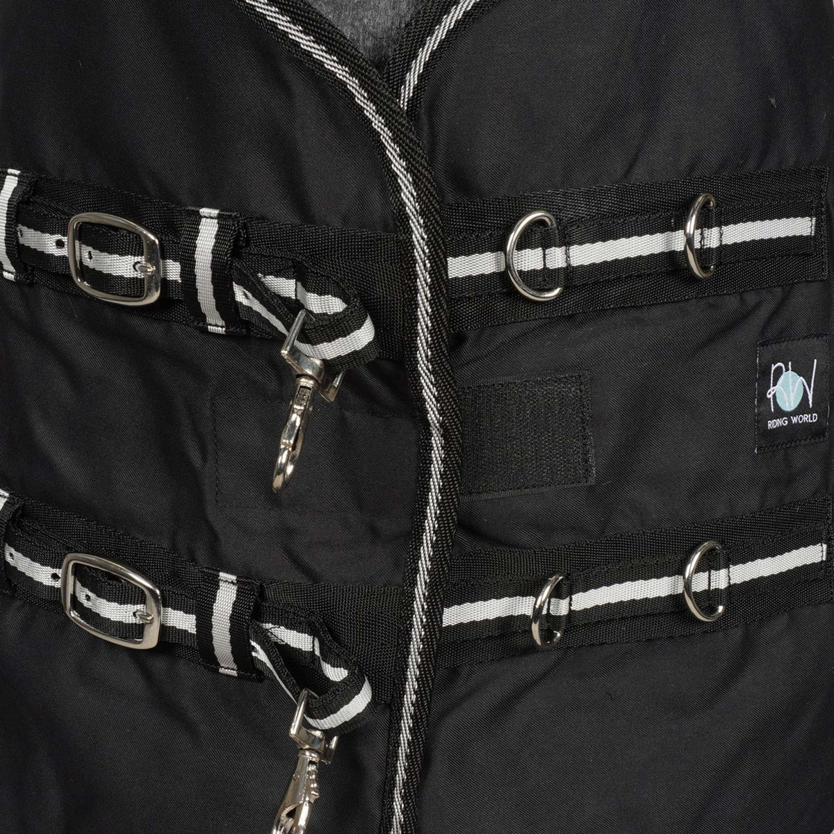 Riding World Manta de Verano Brillante Negro