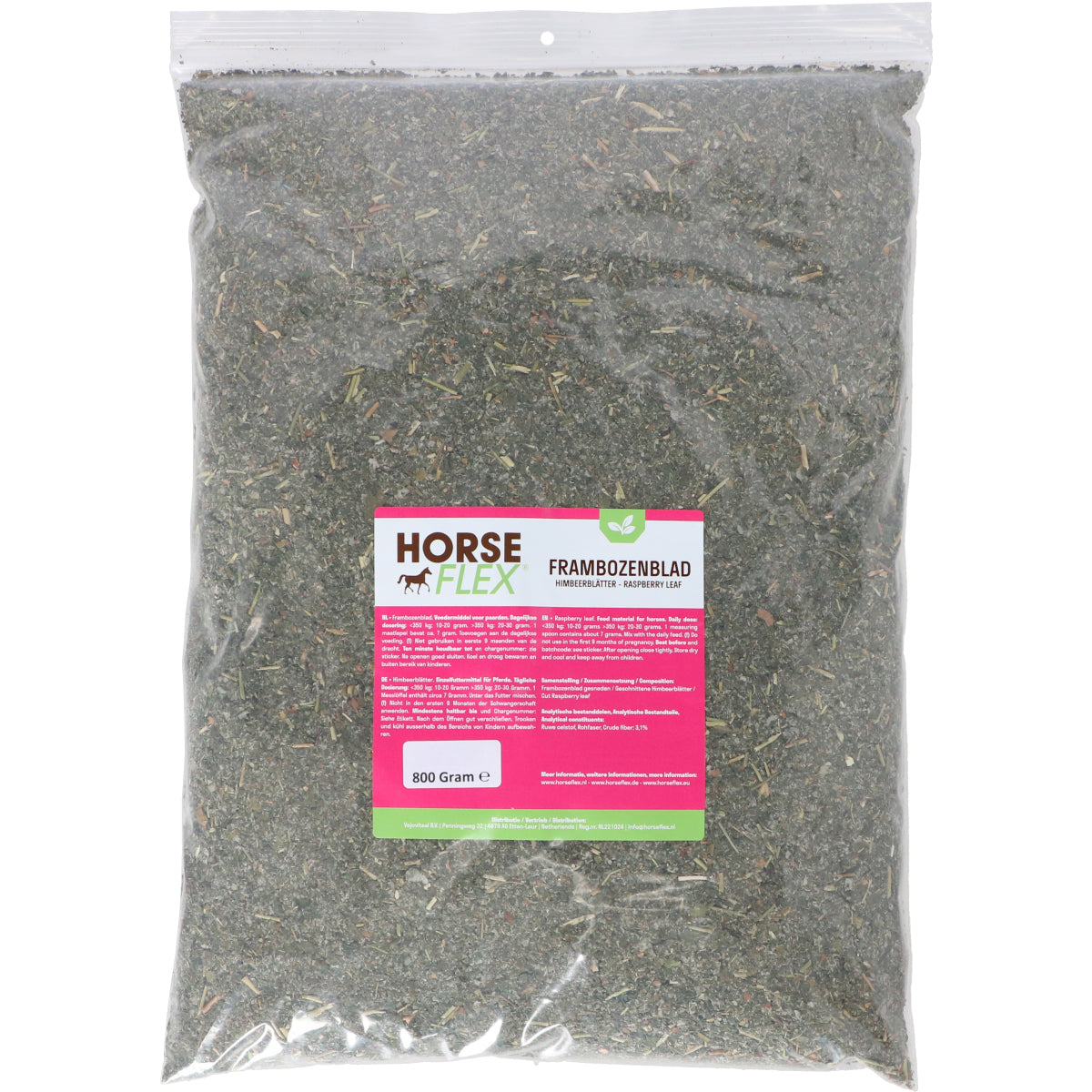 HorseFlex Hoja de Frambueso Relleno