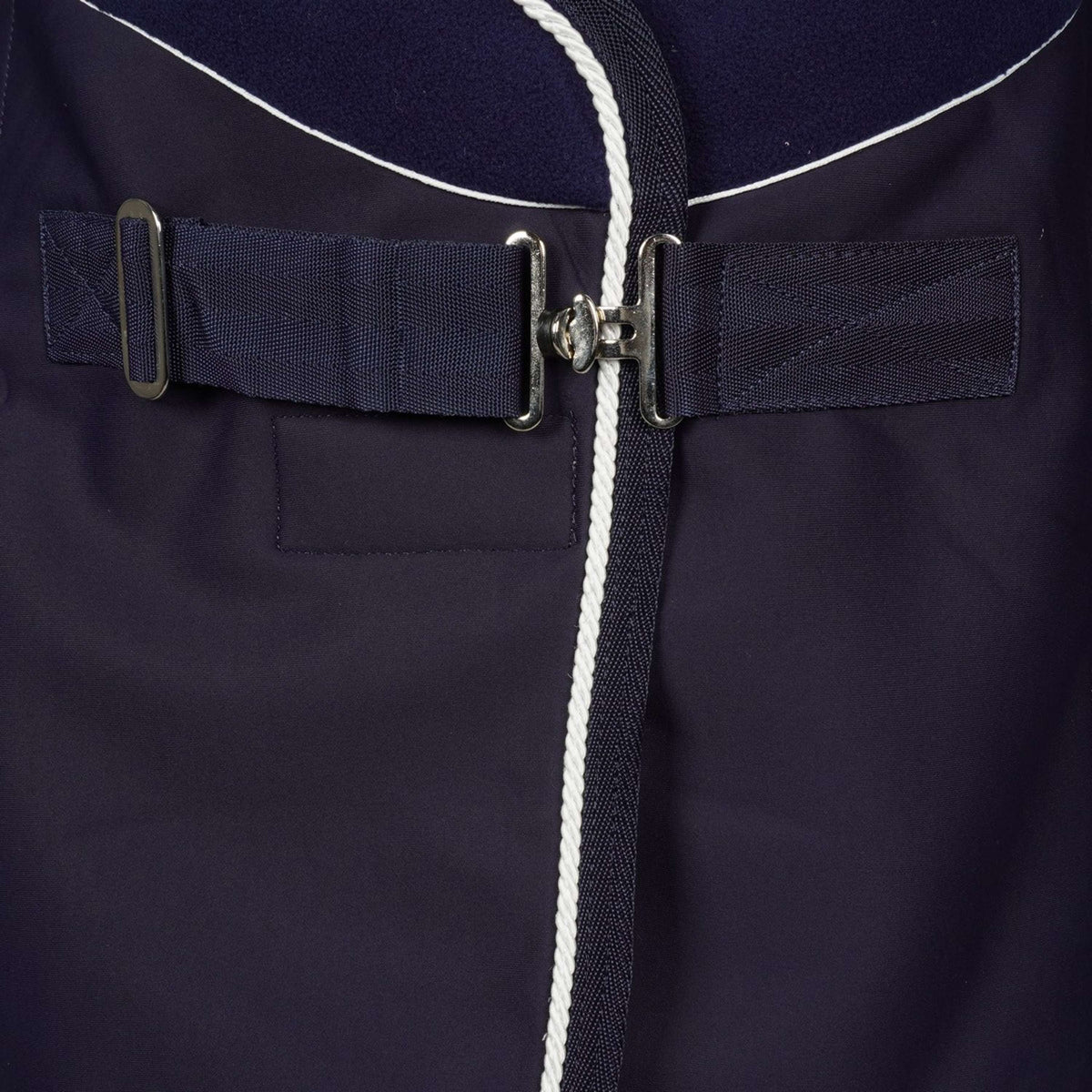 Weatherbeeta Manta de exhibición Opulence Standard Neck Marino/Blanco