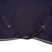 Weatherbeeta Manta de exhibición Opulence Standard Neck Marino/Blanco