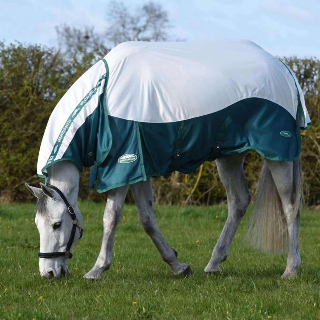 WeatherBeeta Manta Antimoscas ComFiTec Green-Tec Airflow Mesh Combo Neck White/Dragonfly Blue