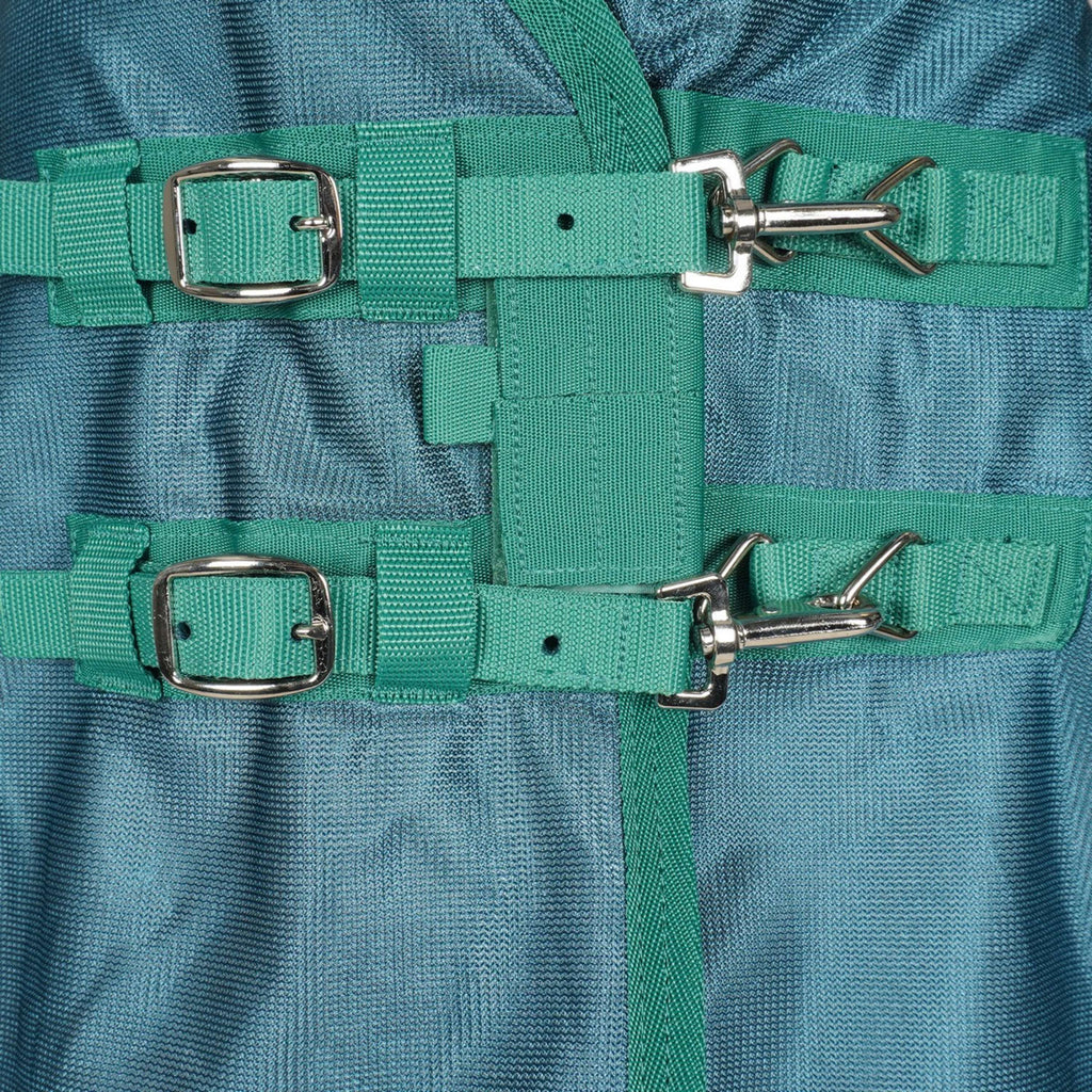 WeatherBeeta Manta Antimoscas ComFiTec Green-Tec Airflow Mesh Combo Neck White/Dragonfly Blue