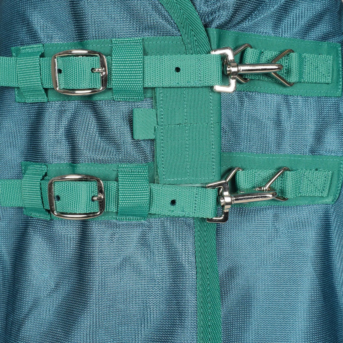 Weatherbeeta Manta Antimoscas Comfitec Green-Tec Airflow Mesh Combo Neck White/Dragonfly Blue