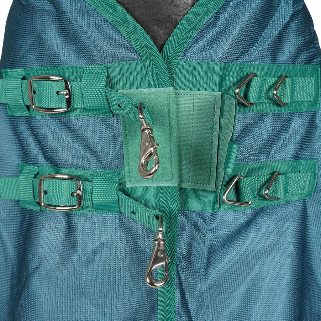 WeatherBeeta Manta Antimoscas ComFiTec Green-Tec Airflow Mesh Combo Neck White/Dragonfly Blue