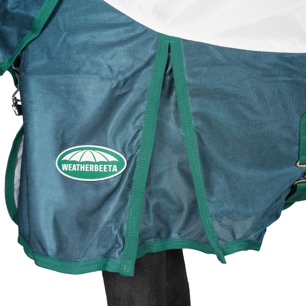 WeatherBeeta Manta Antimoscas ComFiTec Green-Tec Airflow Mesh Combo Neck White/Dragonfly Blue