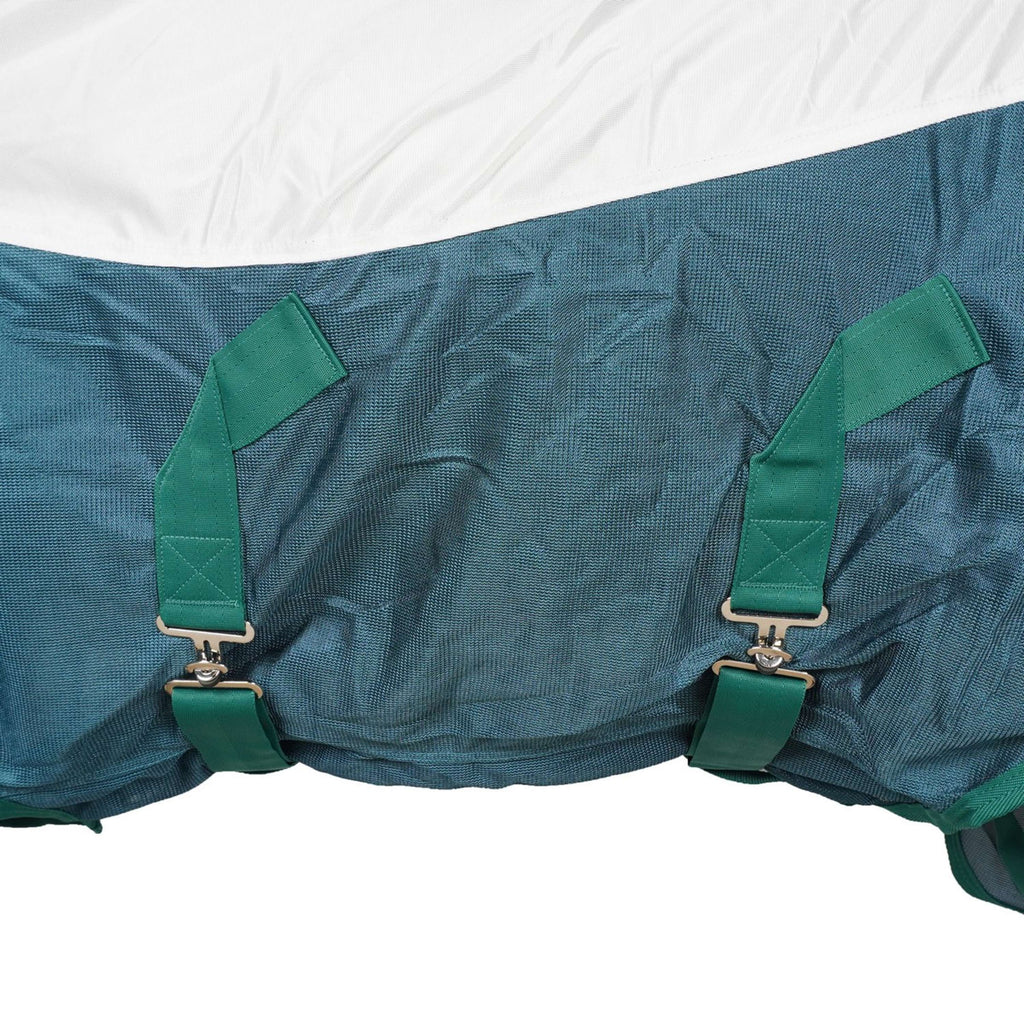 WeatherBeeta Manta Antimoscas ComFiTec Green-Tec Airflow Mesh Combo Neck White/Dragonfly Blue