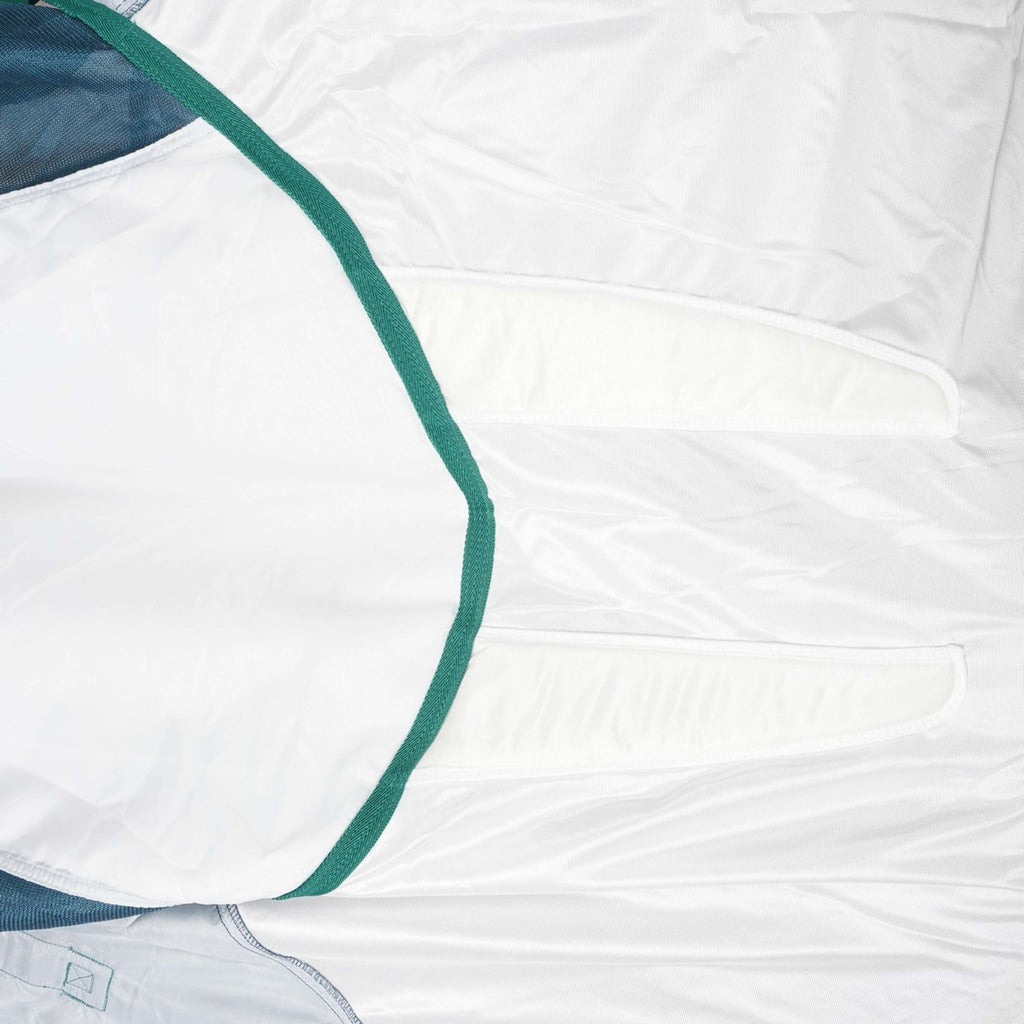 WeatherBeeta Manta Antimoscas ComFiTec Green-Tec Airflow Mesh Combo Neck White/Dragonfly Blue