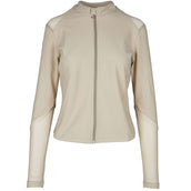 Montar Sudadera con capucha y cremallera MoMetha Beige