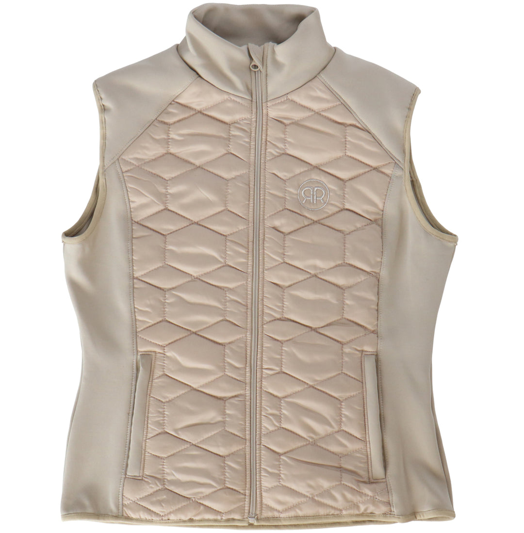 Rebel Chaleco Cube Quilted Hybrid Beige
