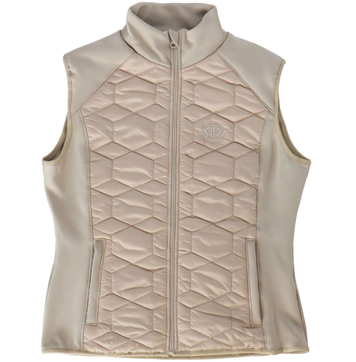 Rebel Chaleco Cube Quilted Hybrid Beige