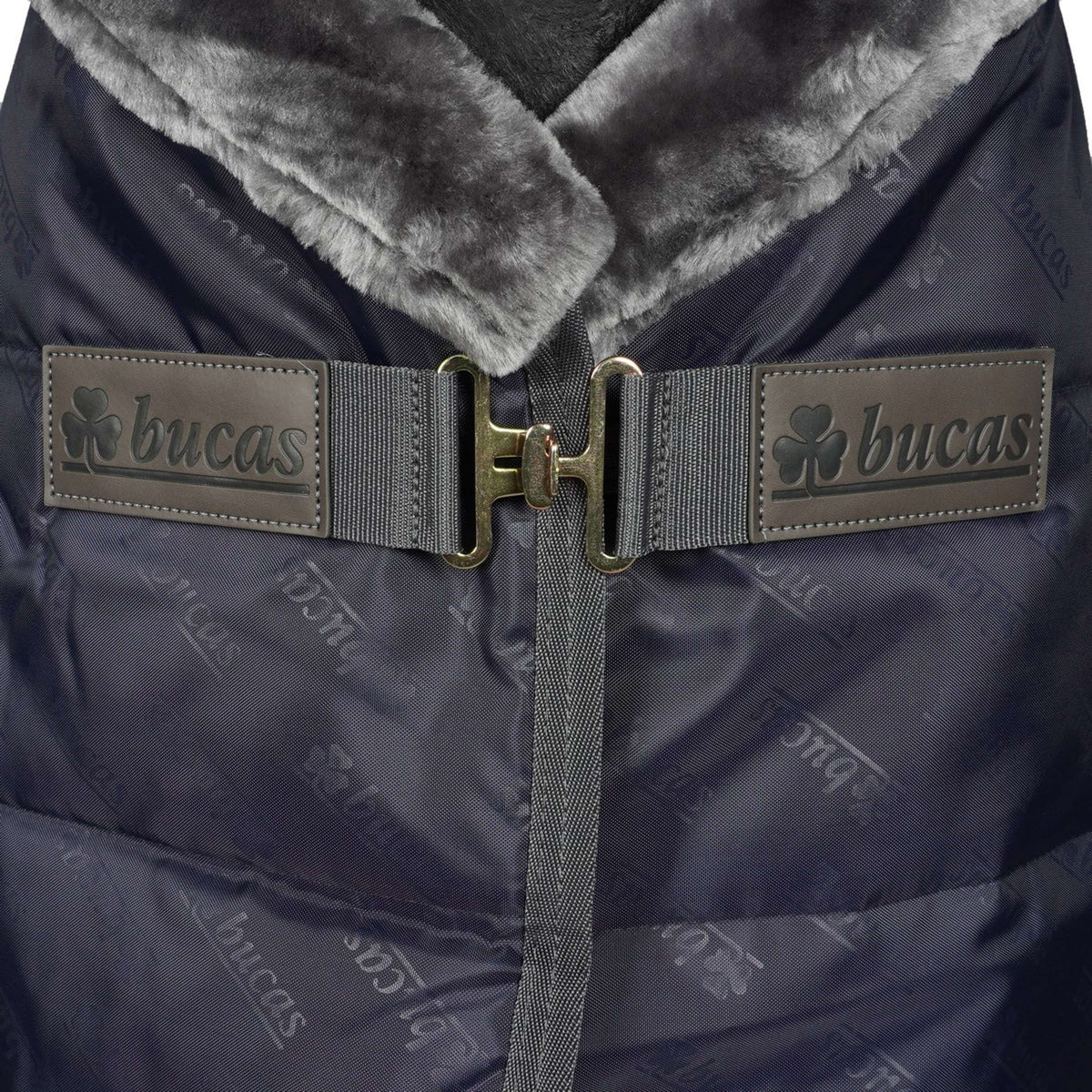 Bucas Manta de Establo Show-Line Azul/Gris