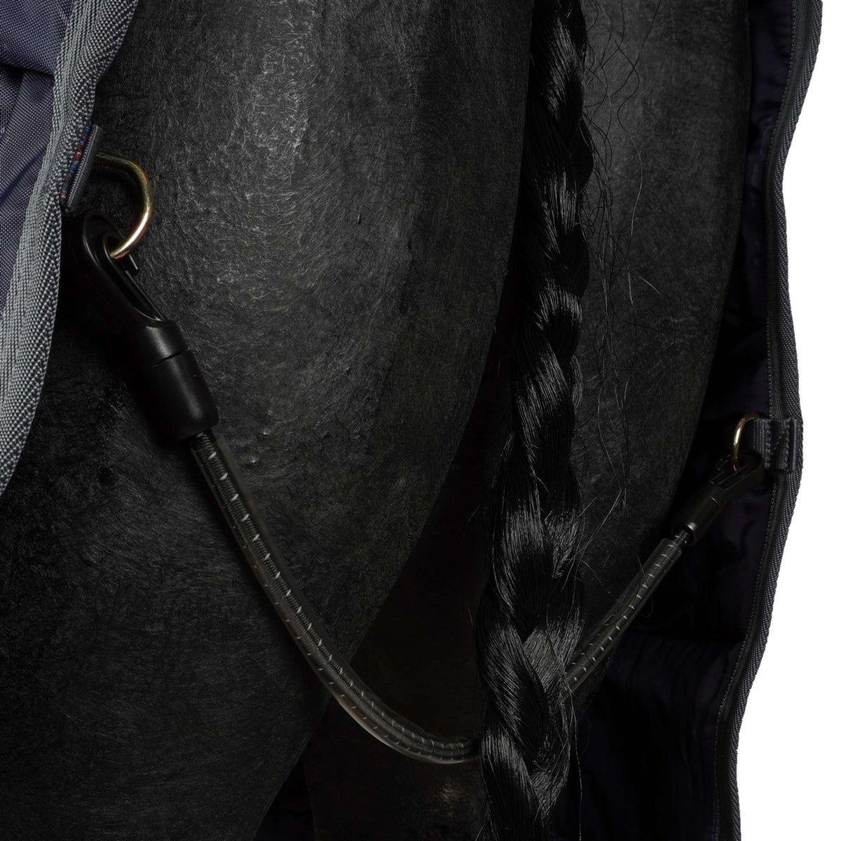 Bucas Manta de Establo Show-Line Azul/Gris