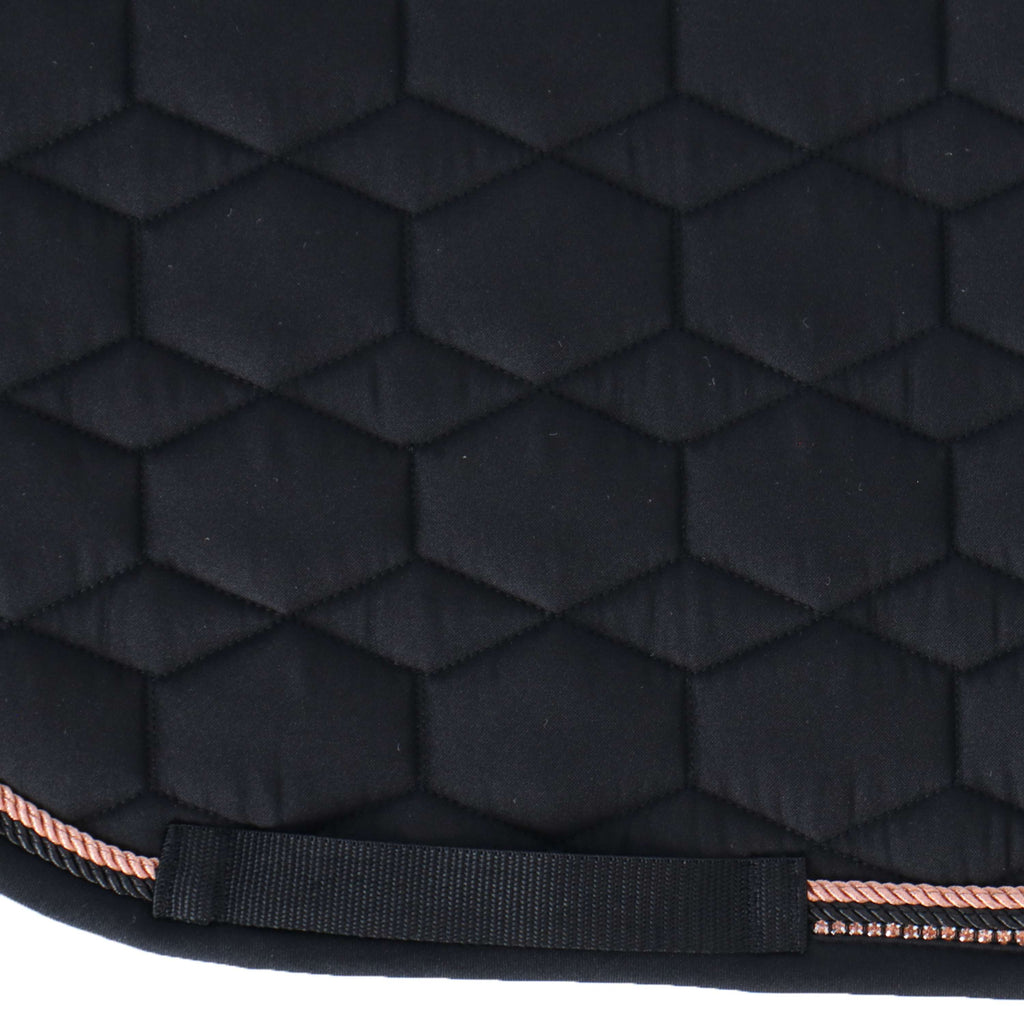 HKM Mantilla Rosegold Glamour Doma Negro/Oro rosa