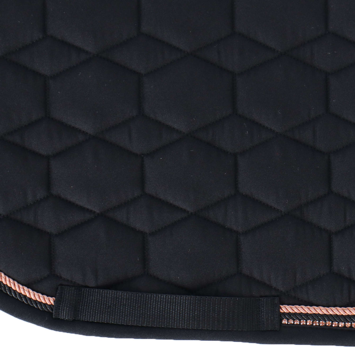 HKM Mantilla Rosegold Glamour Doma Negro/Oro rosa