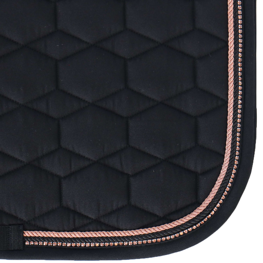 HKM Mantilla Rosegold Glamour Doma Negro/Oro rosa