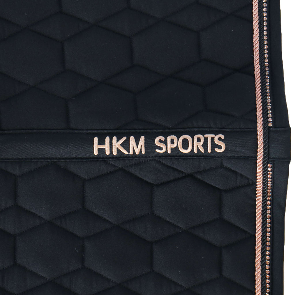 HKM Mantilla Rosegold Glamour Doma Negro/Oro rosa