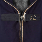 HKM Manta para el sudor Rosegold Glamour Azul oscuro<>Oro rosa