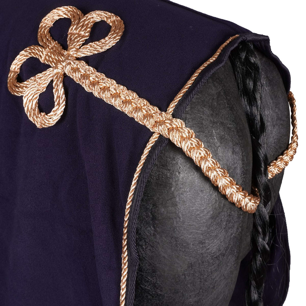 HKM Manta para el sudor Rosegold Glamour Azul oscuro/Oro rosa