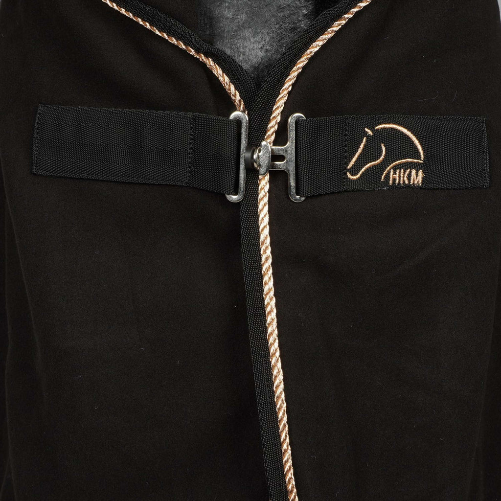 HKM Manta para el sudor Rosegold Glamour Negro/Oro rosa