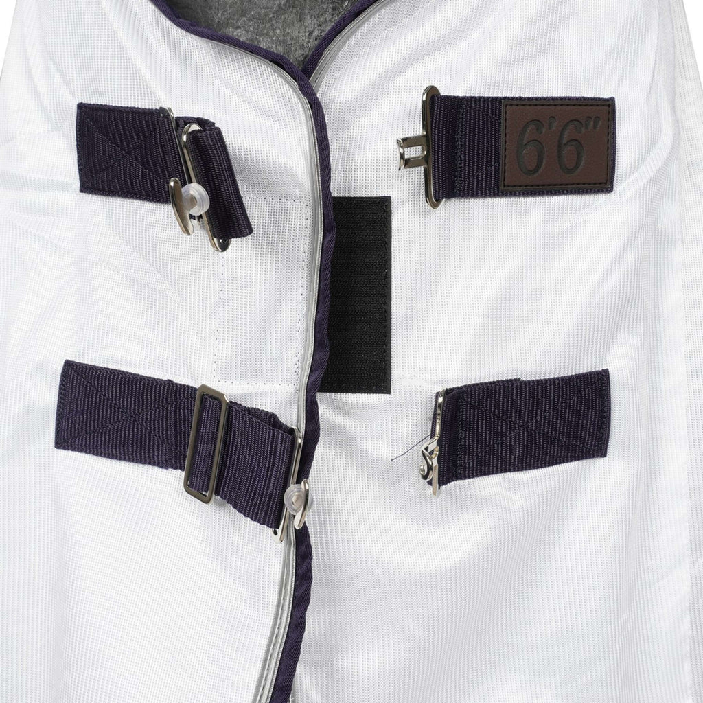 EQUITHÈME Manta Antimoscas Mesh Summer Blanco