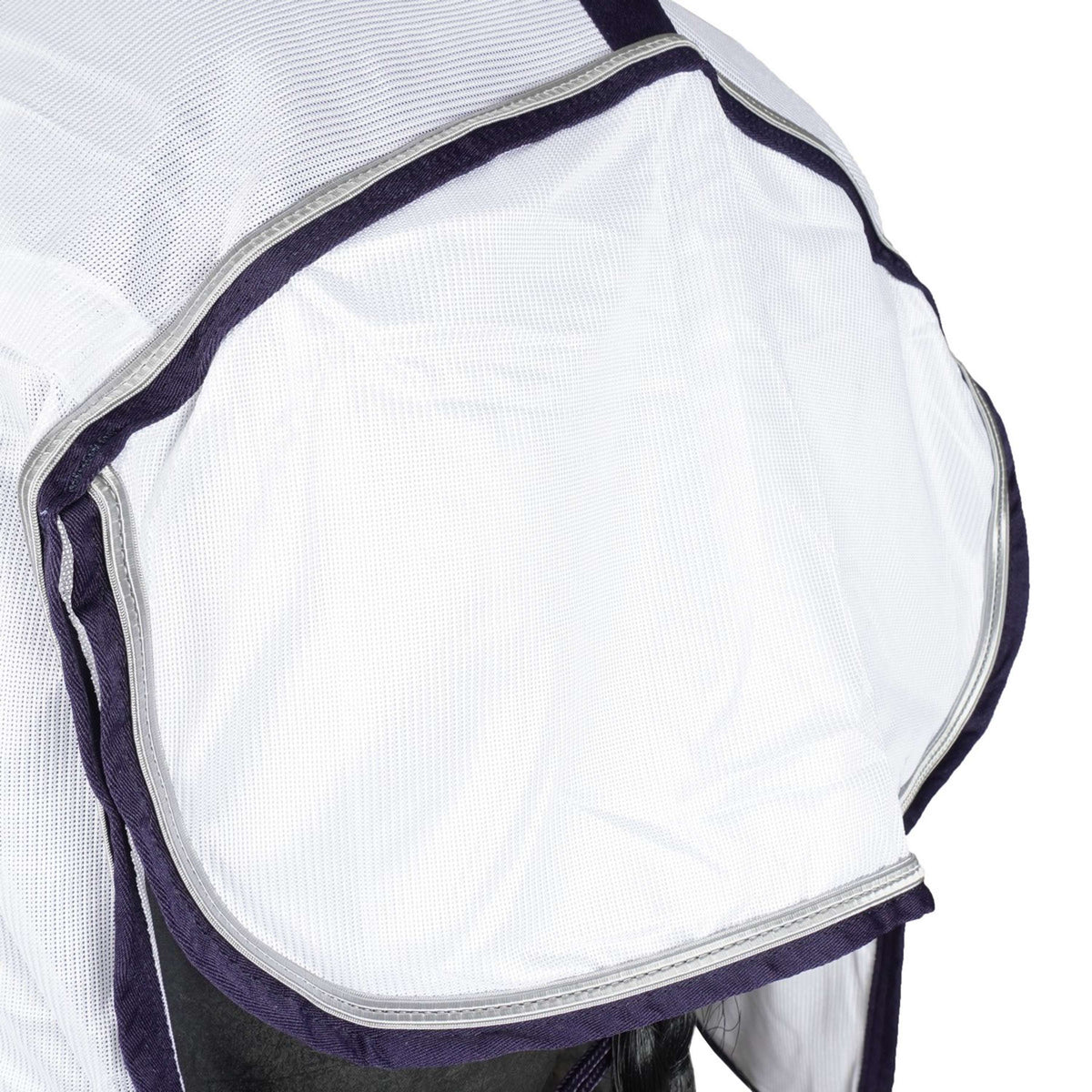 EQUITHÈME Manta Antimoscas Mesh Blanco
