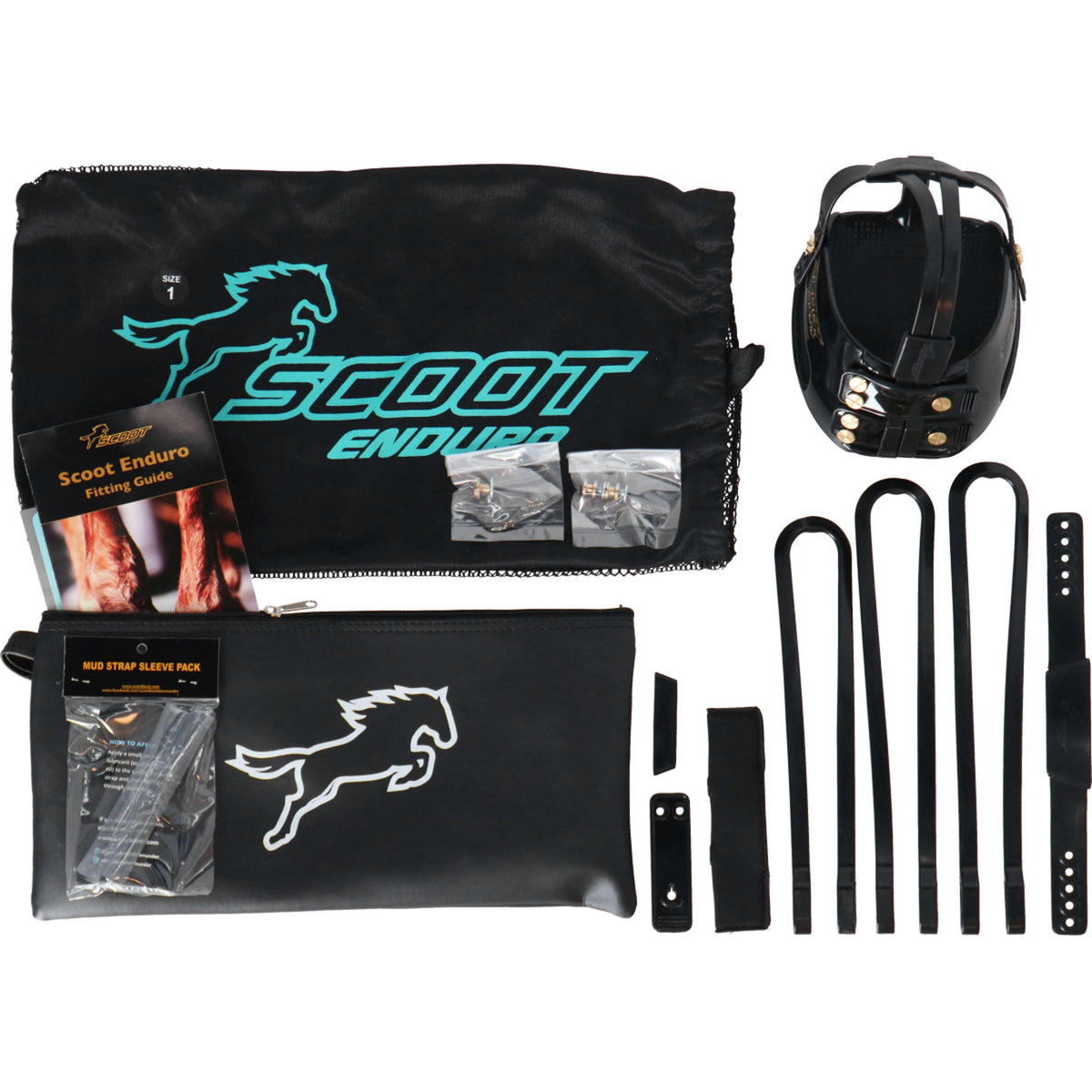 Scoot Boots Herradura Enduro Single Negro