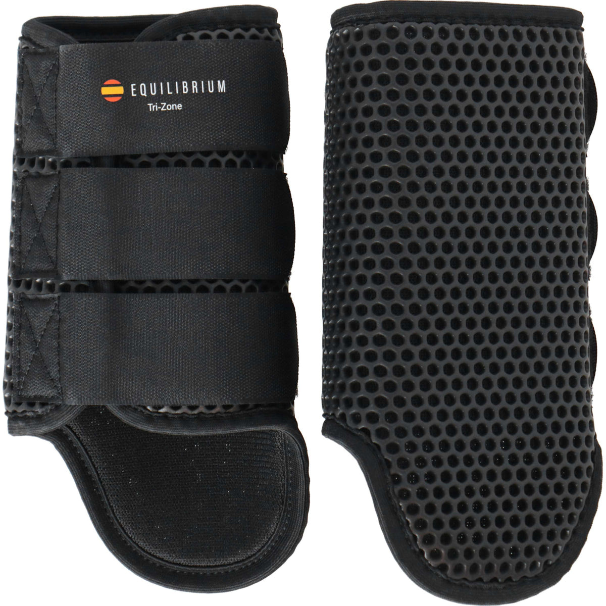 Equilibrium Protectores de piernas Tri-Zone Negro