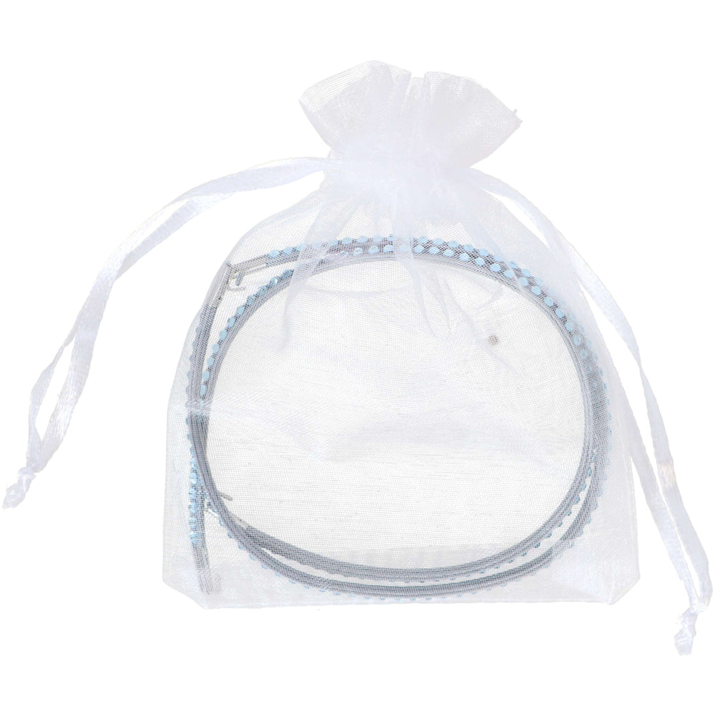 Casco Tira de cristal MyStyle Swarovski Aguamarina
