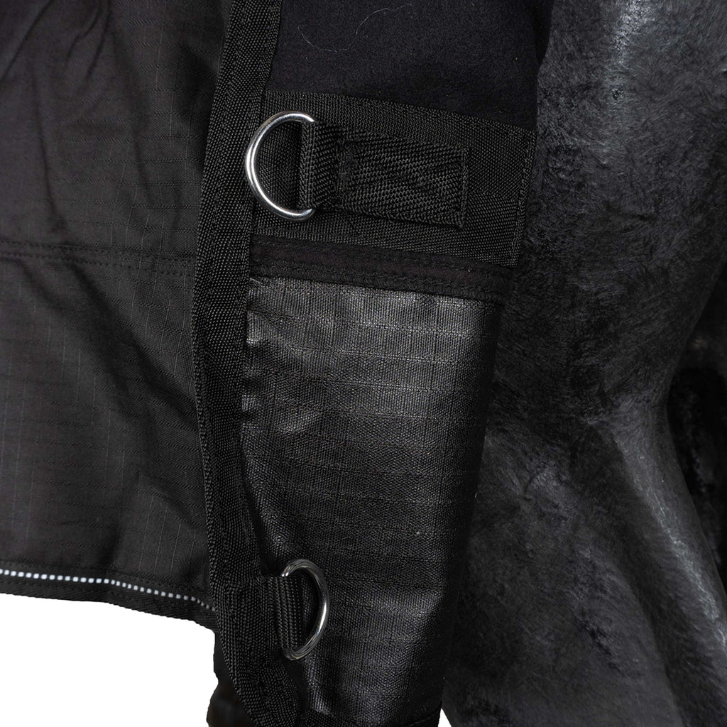 Waldhausen Alfombra de Exterior Nordic Fleece Negro