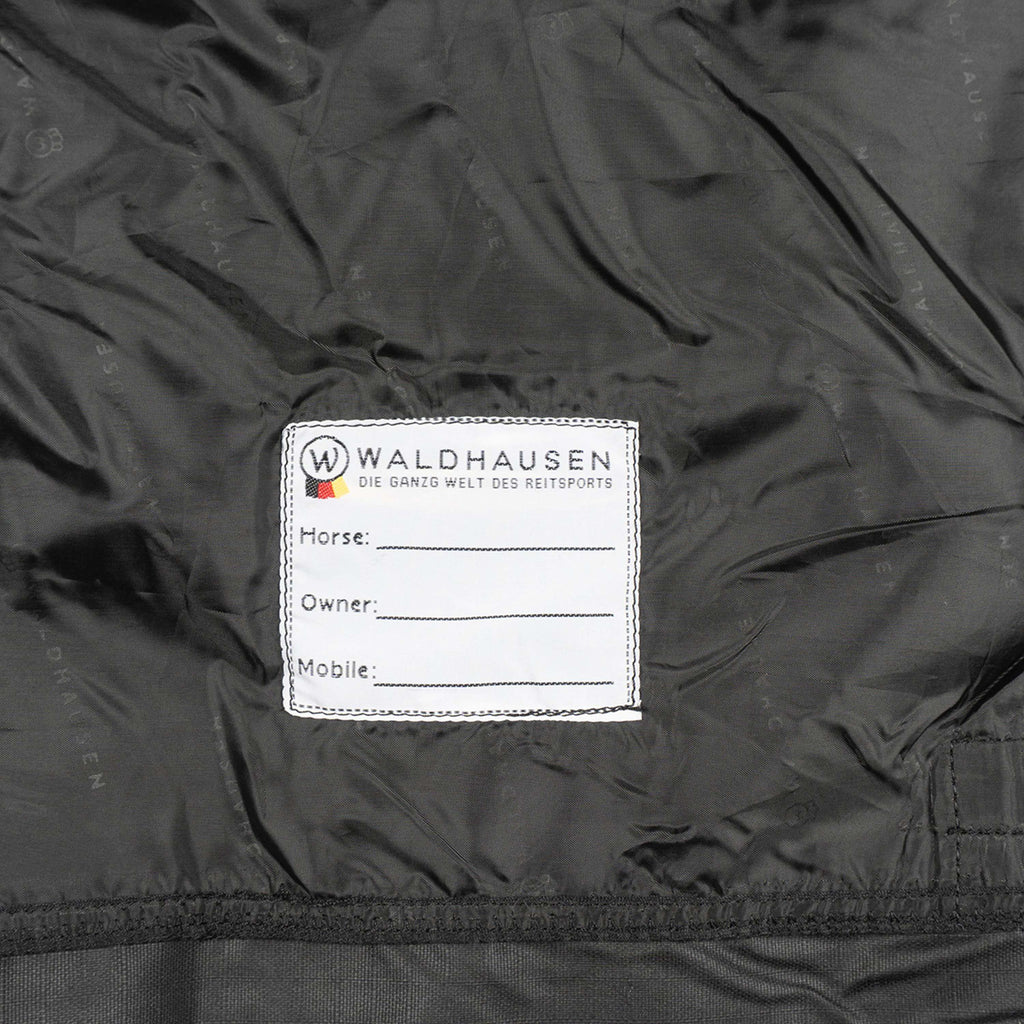 Waldhausen Alfombra de Exterior Nordic High Neck Light Negro