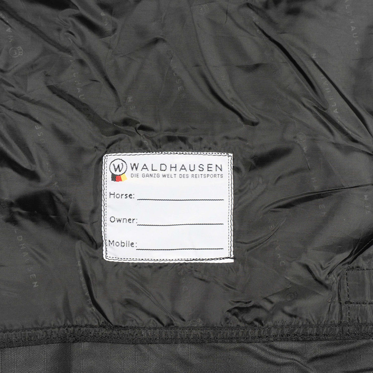 Waldhausen Alfombra de Exterior Nordic High Neck Light Negro