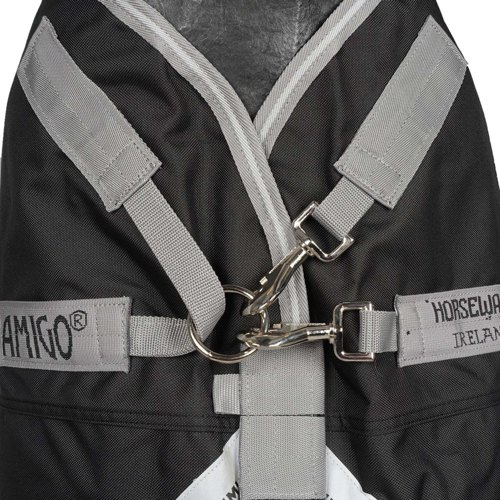Amigo Bravo 12XL Original Turnout Mediana 250g Black/Titanium Grey