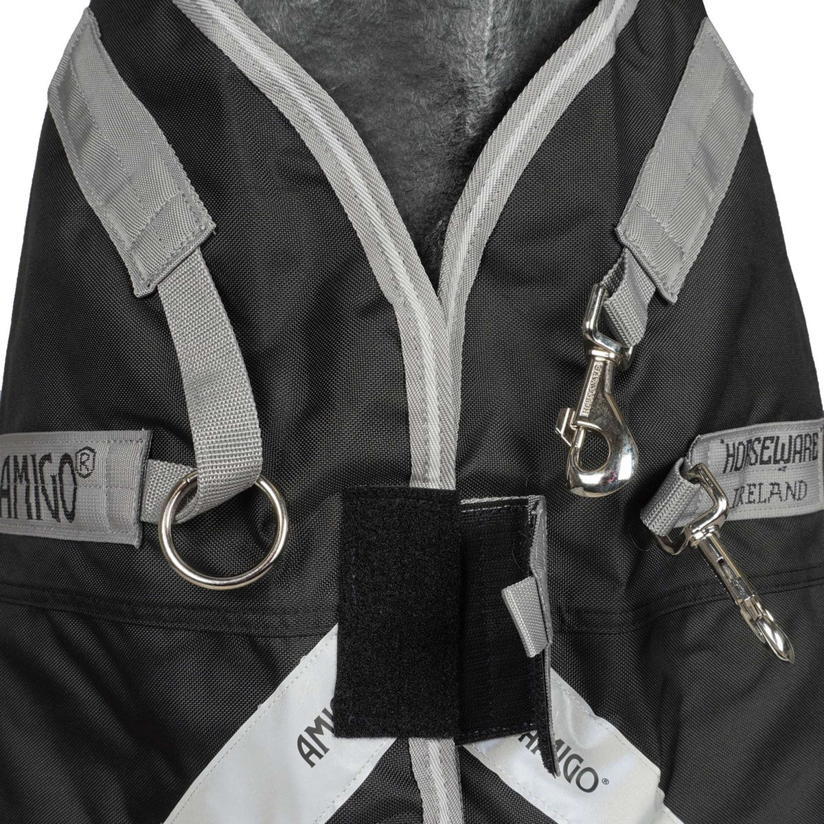 Amigo Bravo 12XL Original Turnout Mediana 250g Black/Titanium Grey