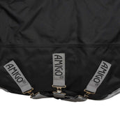 Amigo Bravo 12XL Original Turnout Mediana 250g Black/Titanium Grey